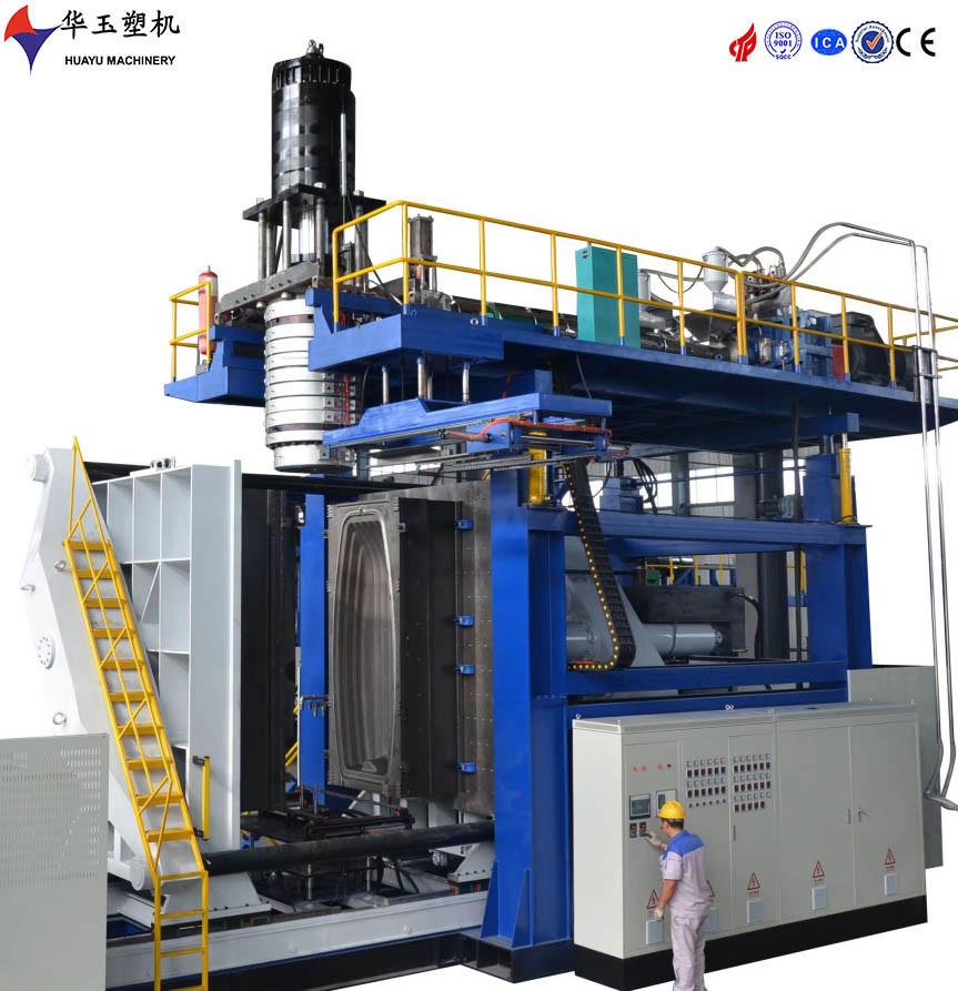 Kayak 2 Layers Blow Molding Machine HDPE Blow Molding Equipment Racing Boats In Artificial Lakes