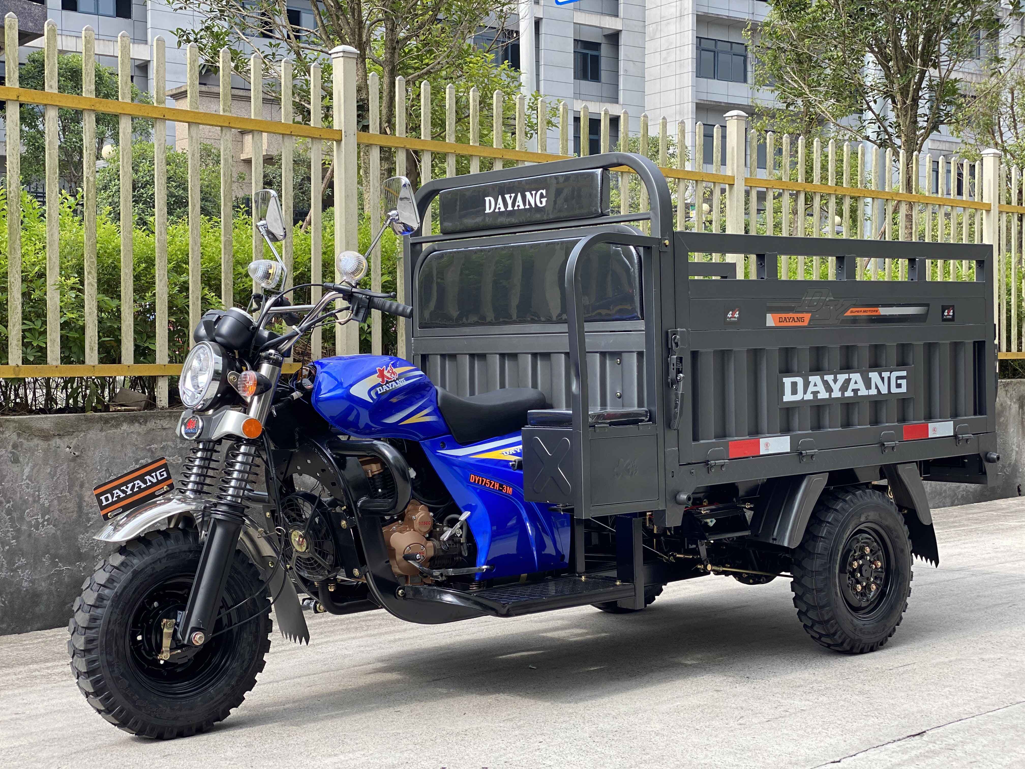 200cc Cargo Tricycle-Cargo-Afrique with Standard Size and Cargo Box Size 2.2*1.4m