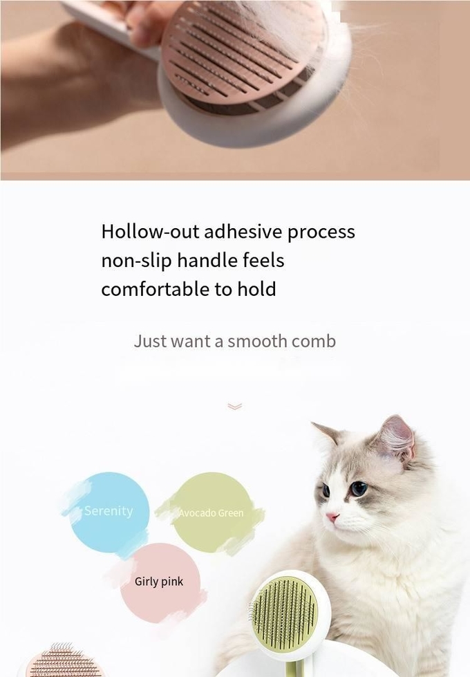 Pet Knotting Comb Cat Hair Remover Comb Dog Grooming Massage Brush