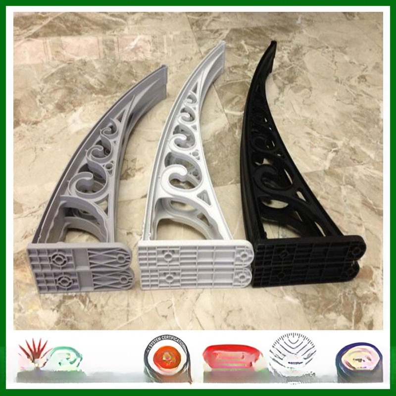 600mm Polycarbonate Awning Canopy Window With Plastic Bracket