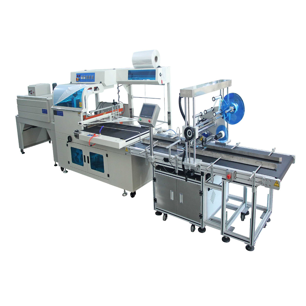 Professional Manufacturer Carton Boxes Book Bottles Automatic L Side Sealer Shrink Packing Wrapping Machine