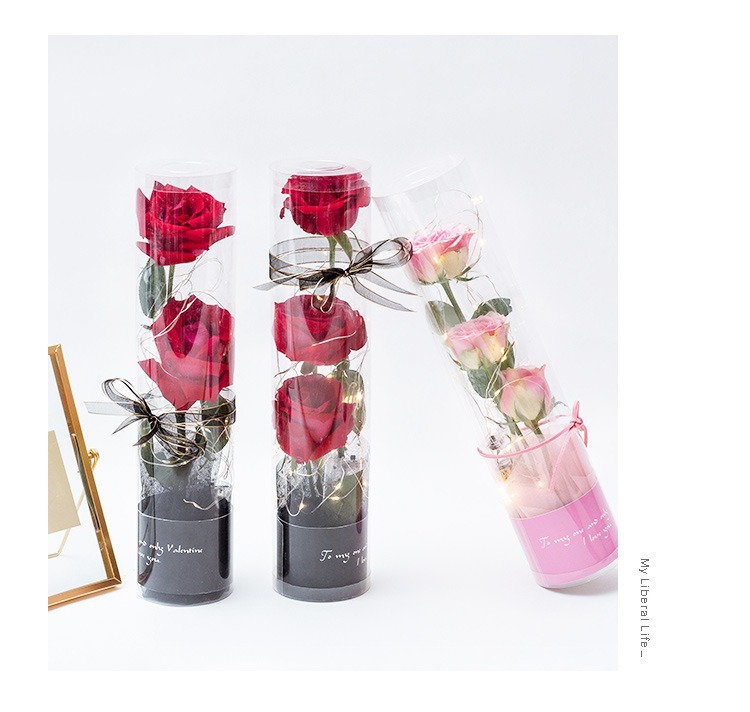 Rigid Boxes Custom Shipping Transparent Graduation Flower Gift Boxes for Bouquets