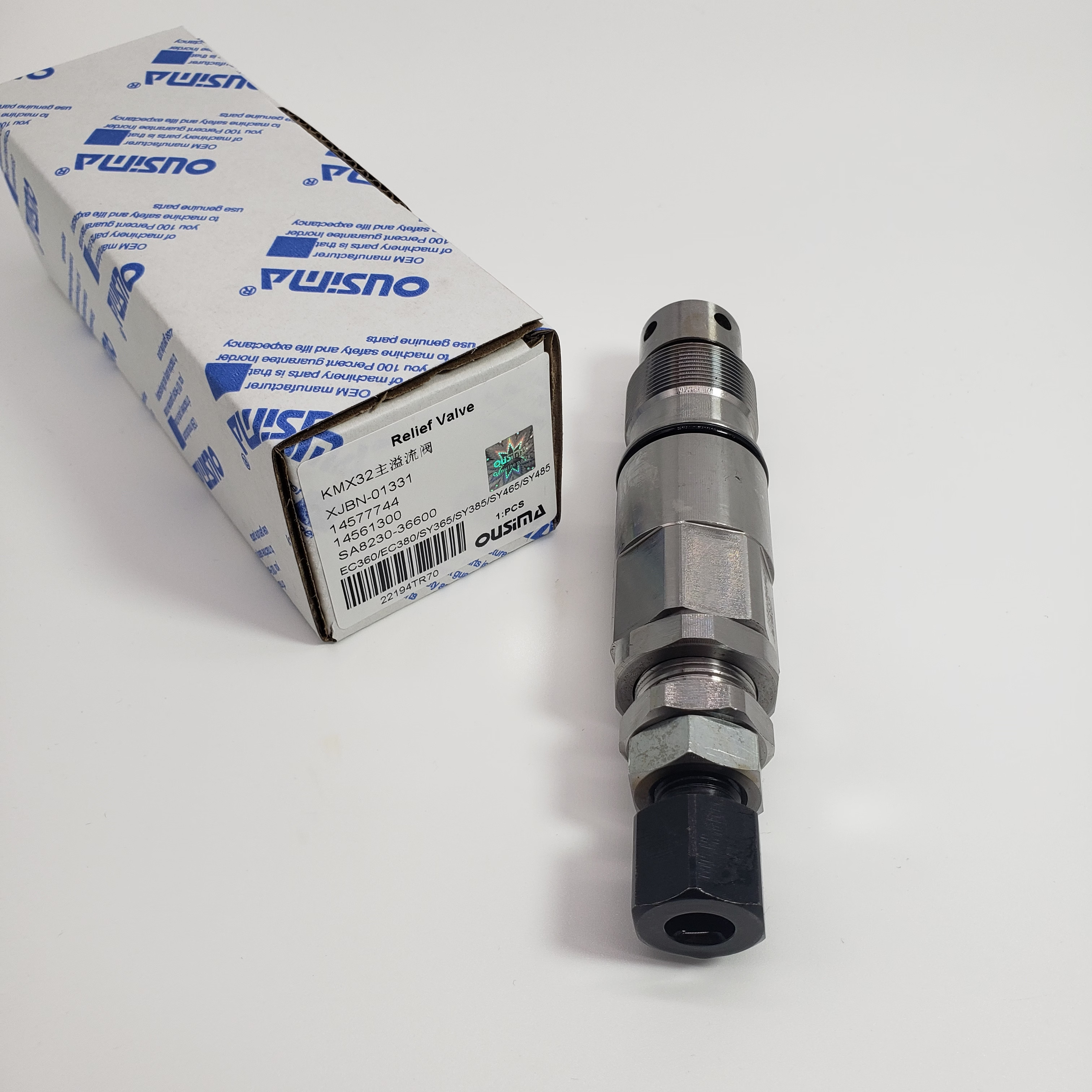 XJBN-01331 Main Relief Valve 14577744 14561300 SA8230-36600 For R380 EC360 EC380 SY365 SY385 SY465 SY485