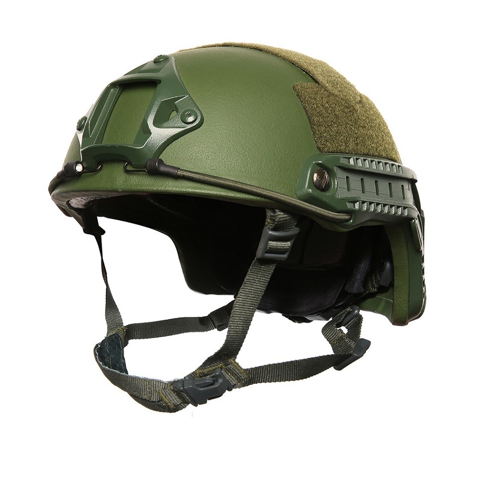 NIJ Level IIIA Camouflage Kevlar Ballistic Helmets Fast Bump
