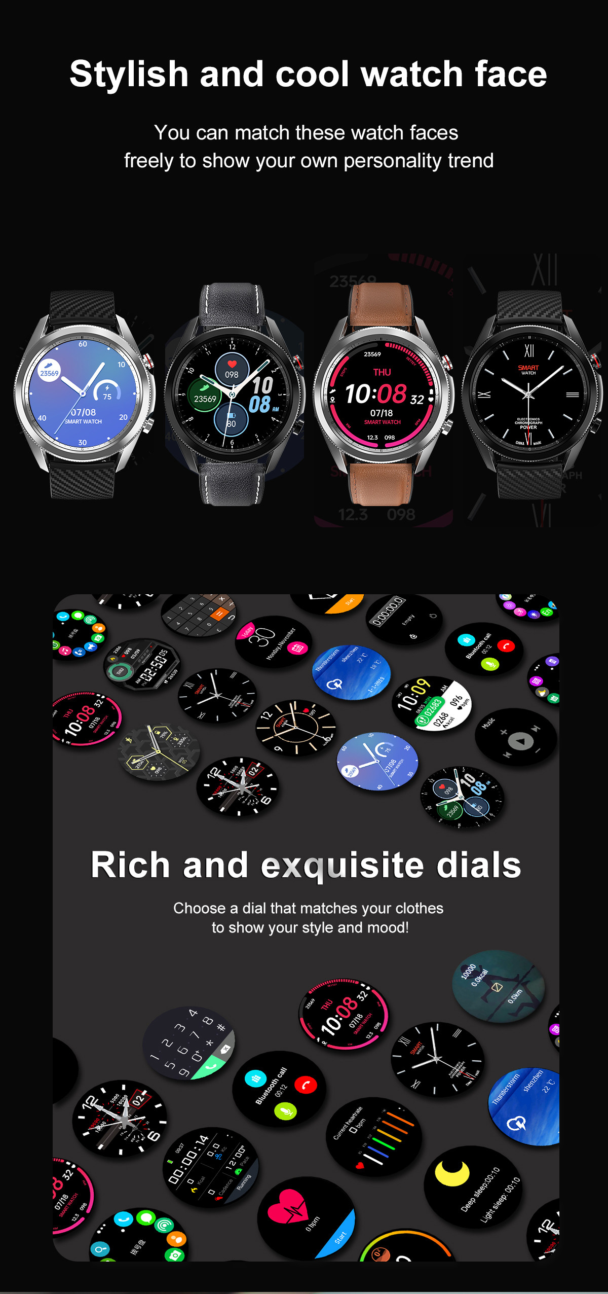 DT91 Men Smart Watch Waterproof Smartwatch Bluetooth Smart Phone Watch Sports Wristwatch Men Women