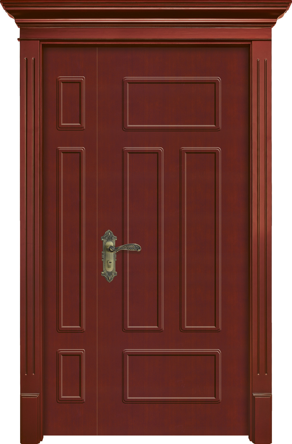 Standard Interior Modern Fire Rated Wooden Doors 60 Minutes Soundproof