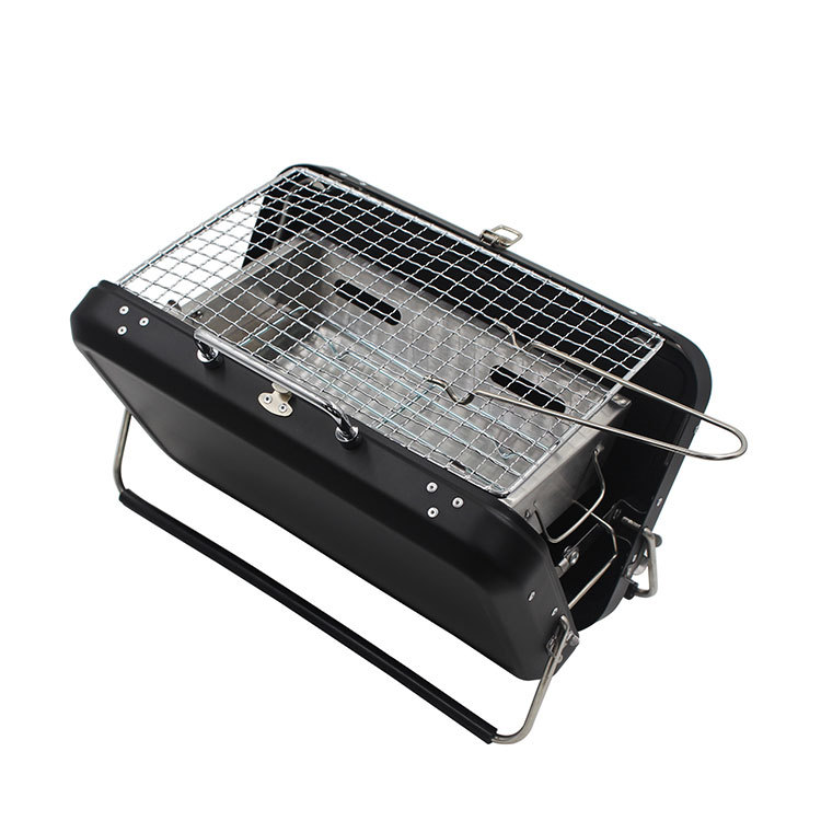 Outdoor Camping BBQ Portable Folding Charcoal Grill with Open Size 30.7*22.5*20.5cm