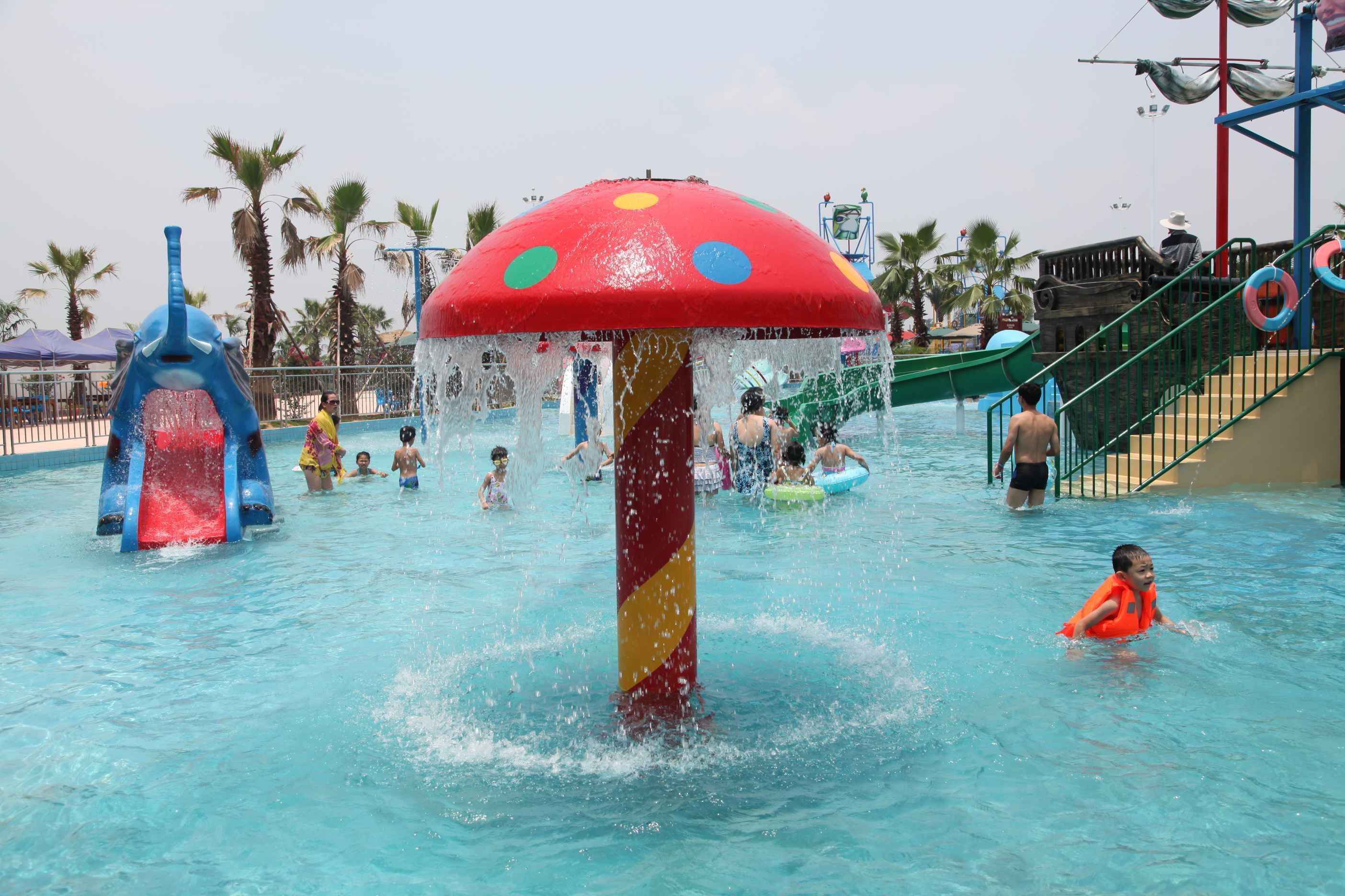Customized Funny Spray Park Equipment For Children / Kids in Swimming Pool