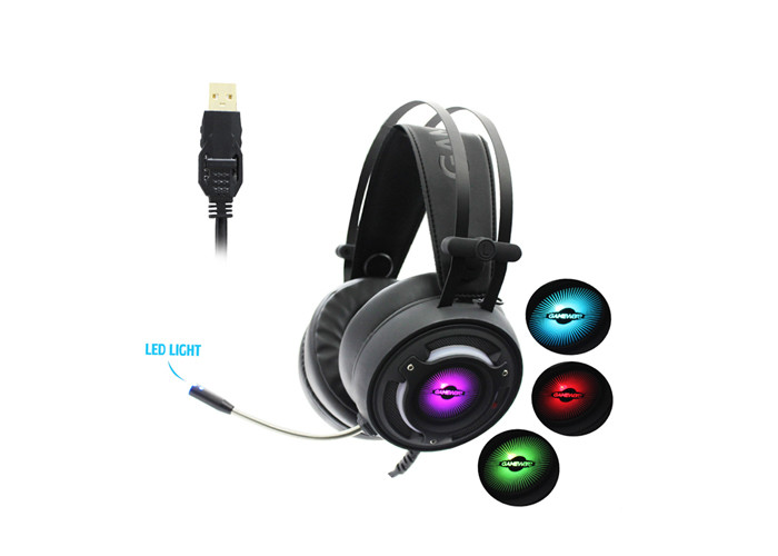 7.1 surround Genius Vibration Headphones , RGB Lighting Headset Double Steel Headband