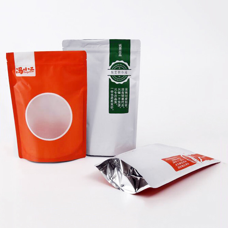 Custom LOGO Clear zip lock plastic underwear zipper snack food packaging bag