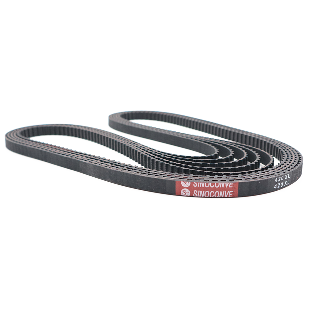 Black Sinoconve XL Rubber Belt Timing Belt for Precise Timing and Optimal Performance