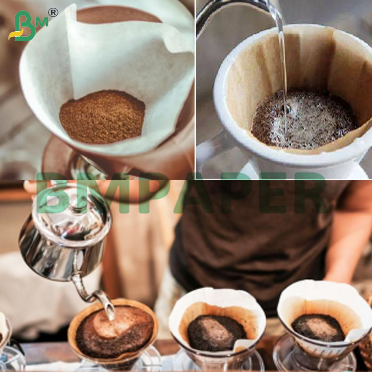 50gsm White Food Safe Coffee Filter Paper Sheets for Coffee Drinking
