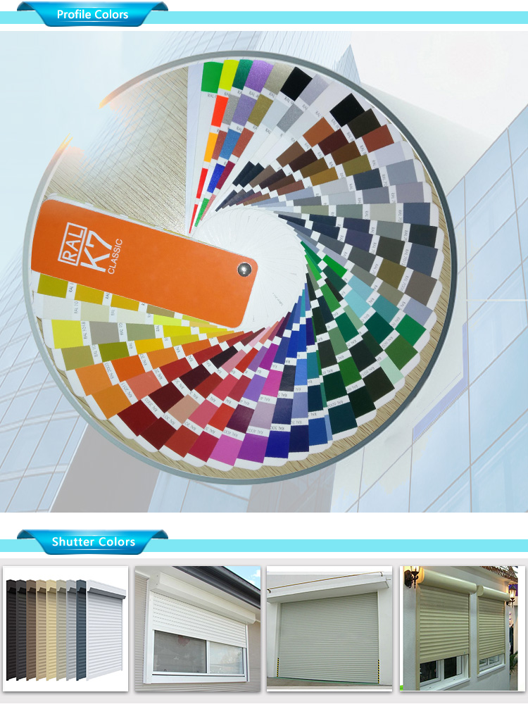 Home Rolling Shutter Door Commercial Aluminum Alloy Garage Door