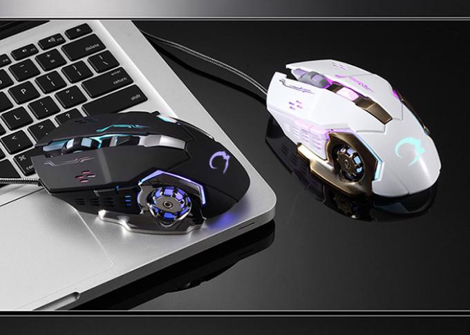 RECCAZR MS301 Gaming mice 2800 DPI 6 Buttons LED Optical USB Wired Professional Computer Gaming Mouse,