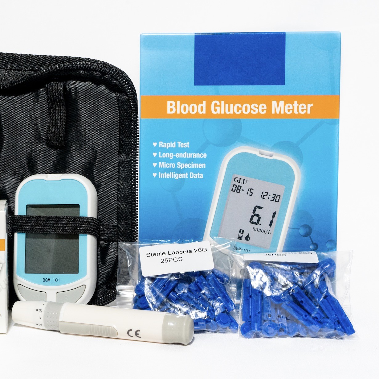 China Factory Direct Sale Blood Glucose Meter For Household BGM101/101N