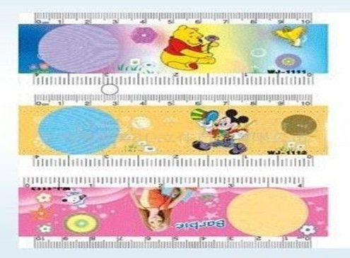 Custom Promotional Plastic Flexible Measuring Ruler With 3D Lenticular
