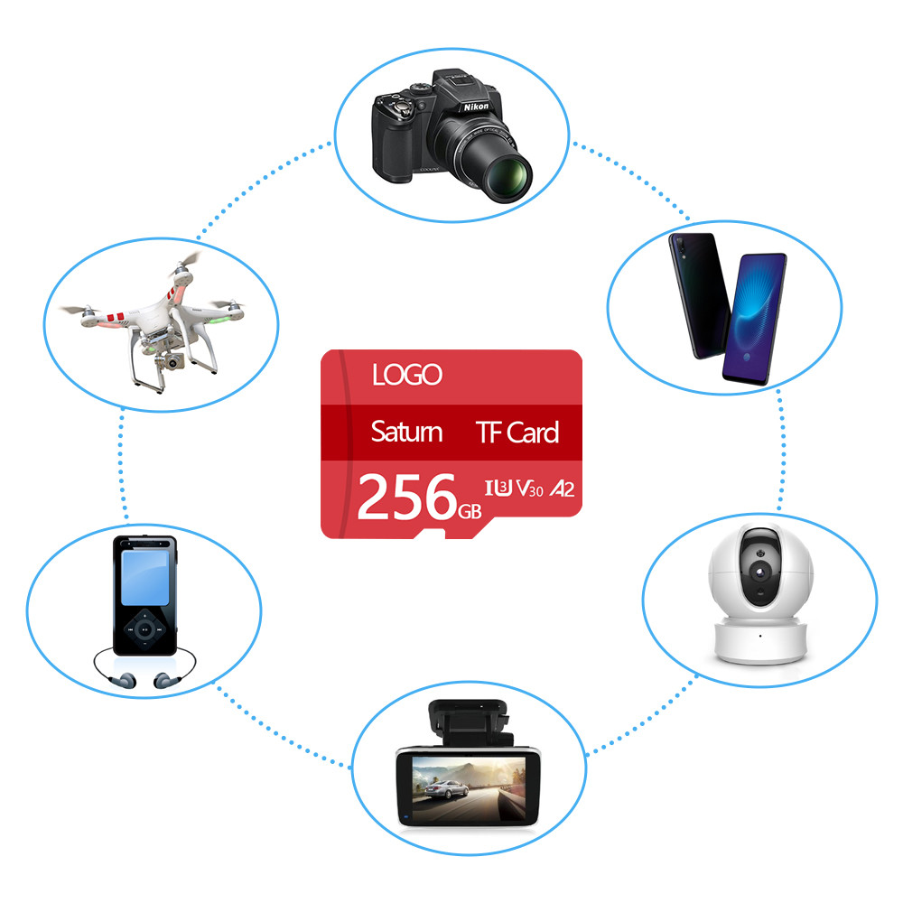 256GB TF High Speed Card V30 Class10 Dashcam Memory Card 512GB 128GB For Phone