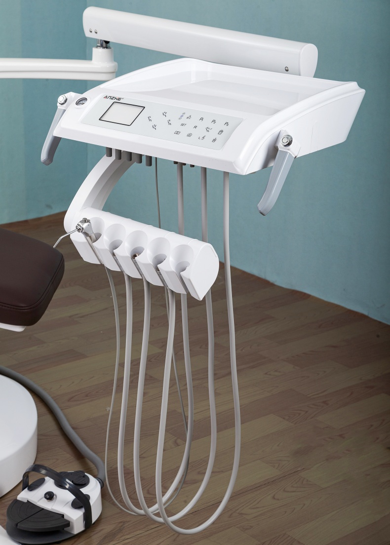 Micro fiber leather Luxury Dental Unit Full Set OEM/ODM Accept Dental Chair With LED Sensor Light