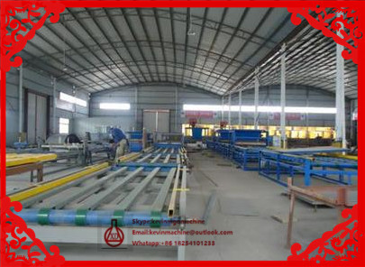 Wall Board Roof Roll Forming Machine , Polyurethane Sandwich Panel Production Line