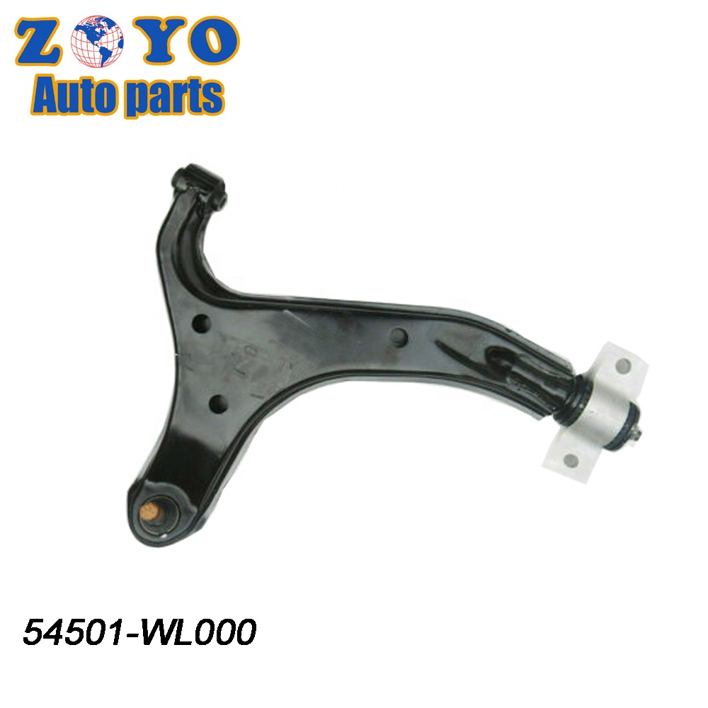 Left Control Arm for Nissan Elgrand E51 54501-WL000 Natural Rubber Neutral Packaging OEM Standard