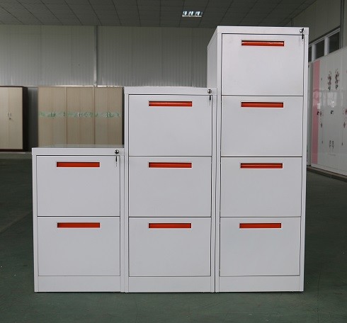 4 Drawer Knock Down Office Furniture File Cabinets Vertical