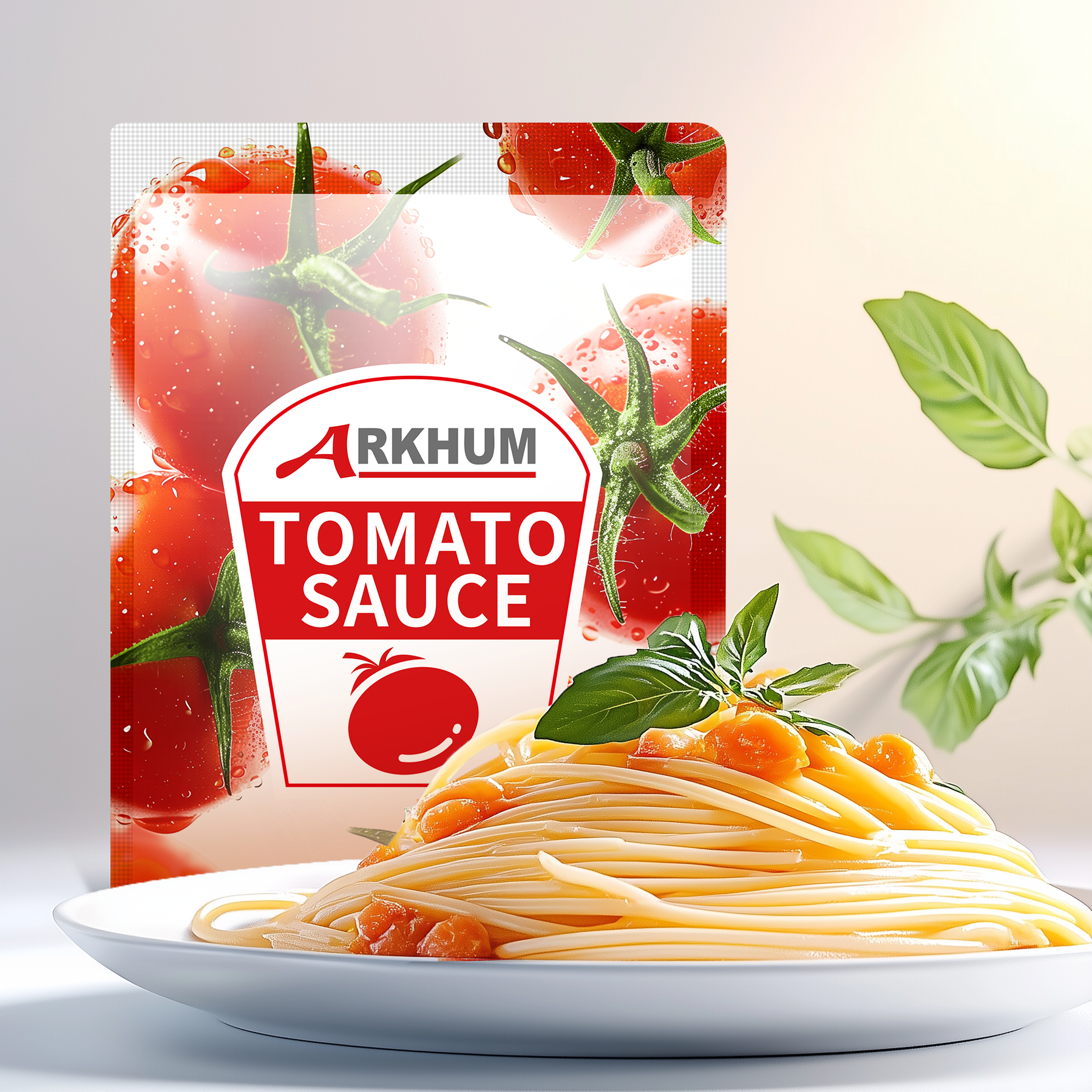 180 Grams Bagged Tomato Paste Red Sauce Pasta For Restaurant