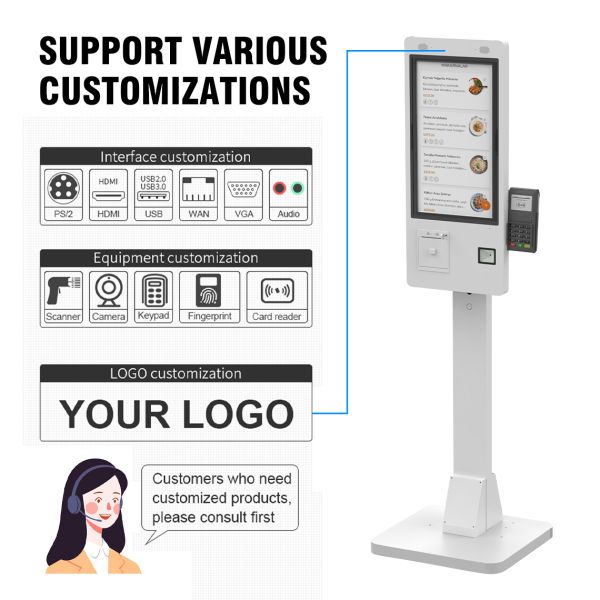 21.5inch POS Machine Terminal Cash Register Touch Screen Suitable for Retail Restaurants