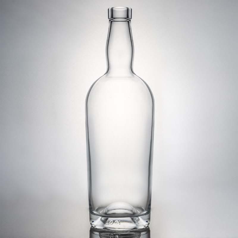 Clear or Customized 700ml Glass Bottle for Liquor Rum Vodka Whisky Tequila and Gin