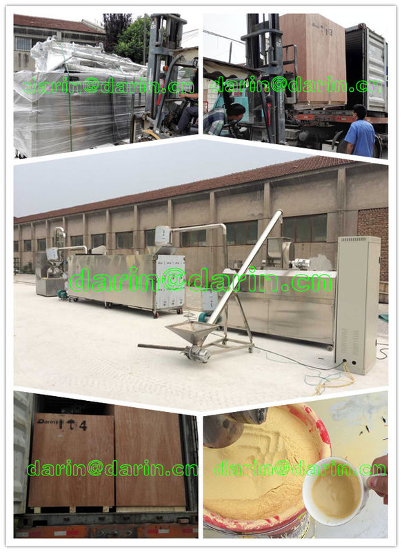 Stainless steel Nutrition Powder Food Extruder Machine with Two Screw Extruder