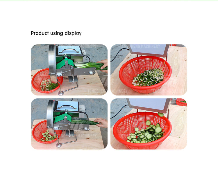 SS304 Vegetable Processing Machine Mini Electric Tabletop Onion Slicer Food Processor