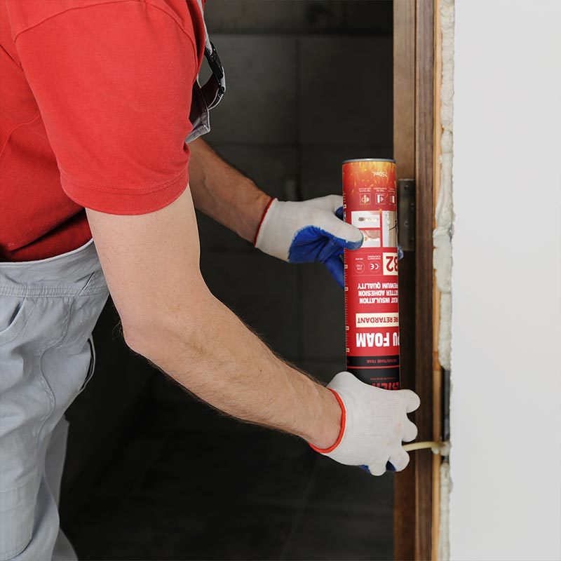 Industrial Fire Retardant PU Foam Windows Installation Fire Rated PU Foam