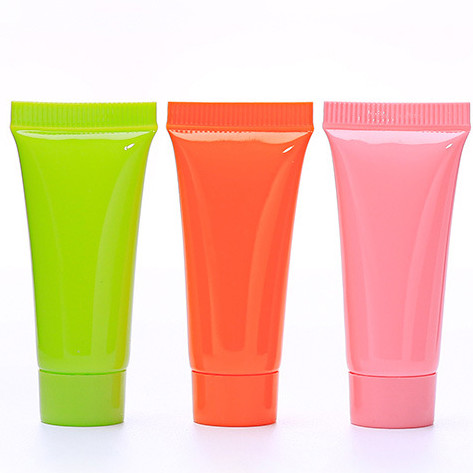 PE Face Wash Shave Foam Cosmetic Packaging Tube Hand / Cc Cream