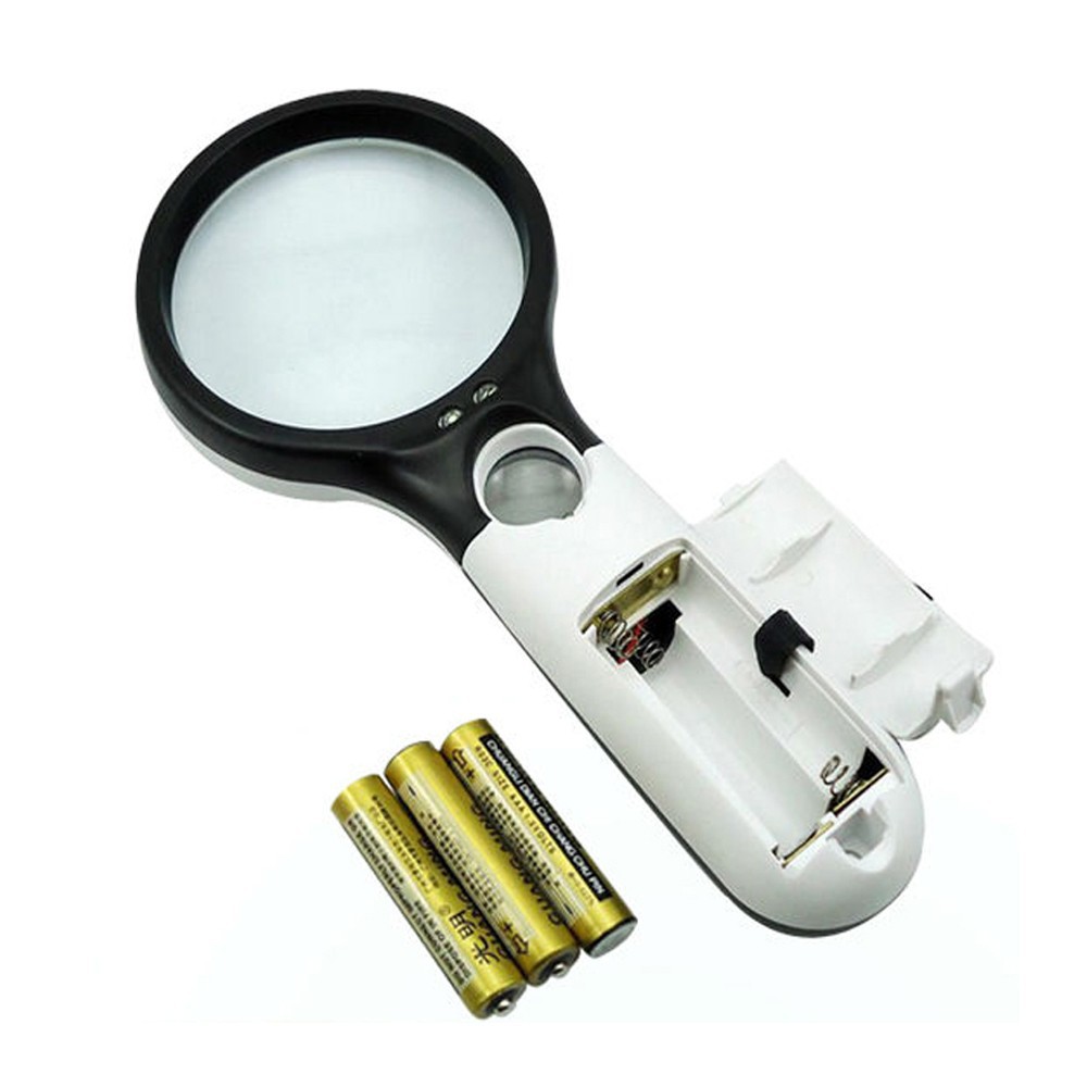 Mini 3X 45X Portable Electronic Magnifier , Visual Handheld Magnifier With Light