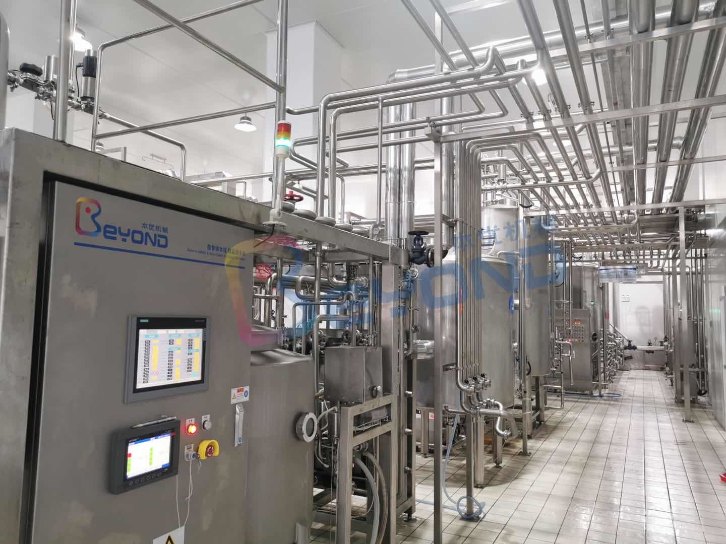 UHT Milk Pasteurization 500LPH Dairy Processing Plant