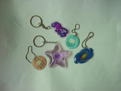 Various Shapes Multicolor Custom PVC Keychains For Gifts / Souvenir