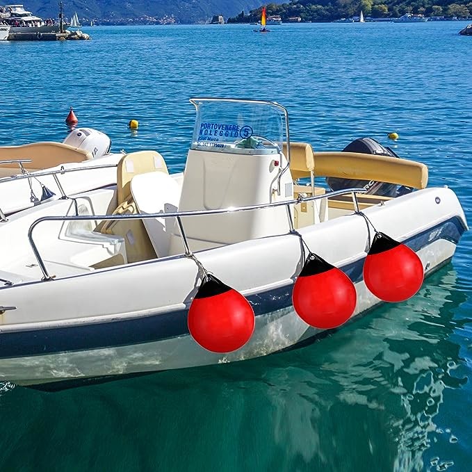Boat Fenders Ball Round Anchor Buoy dock Bumper Ball Inflatable Vinyl Shield Protection Marine Mooring Buoys