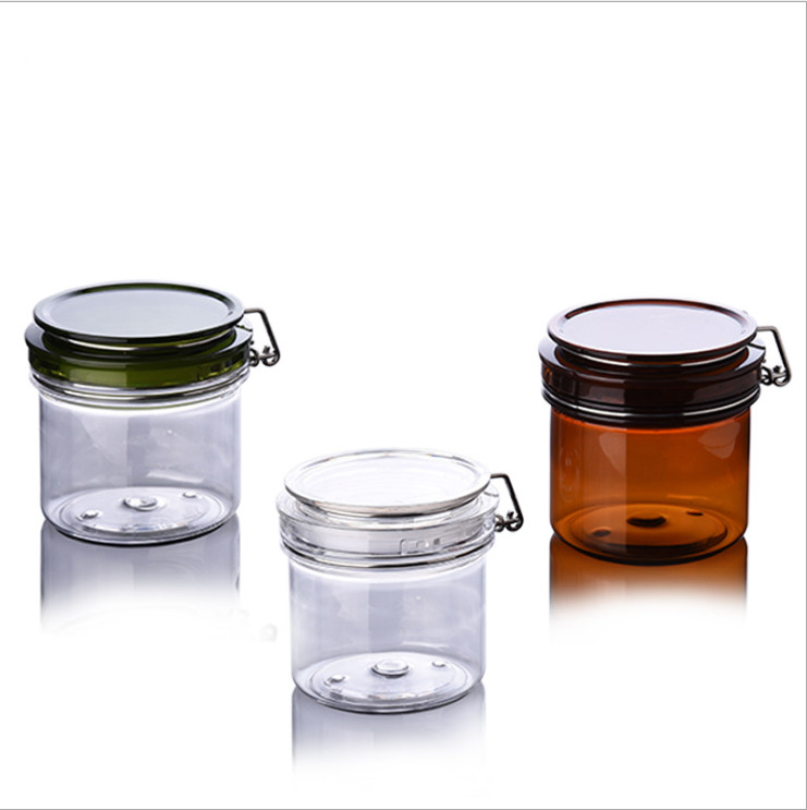 Lotions Oils Clear Brown Makeup Empty Cream Jars With Lids 20ml
