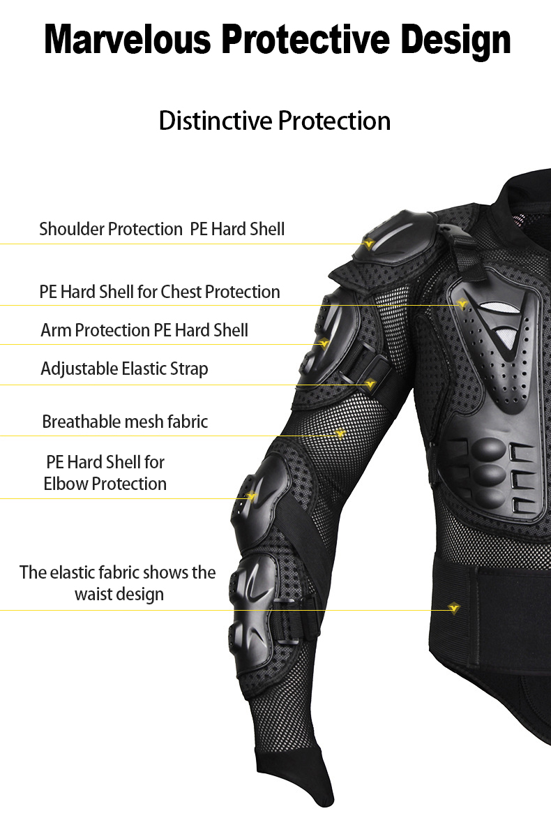 Customized Logo Accepted Motorbike Black Color for Off-Road Cross-Country Protection