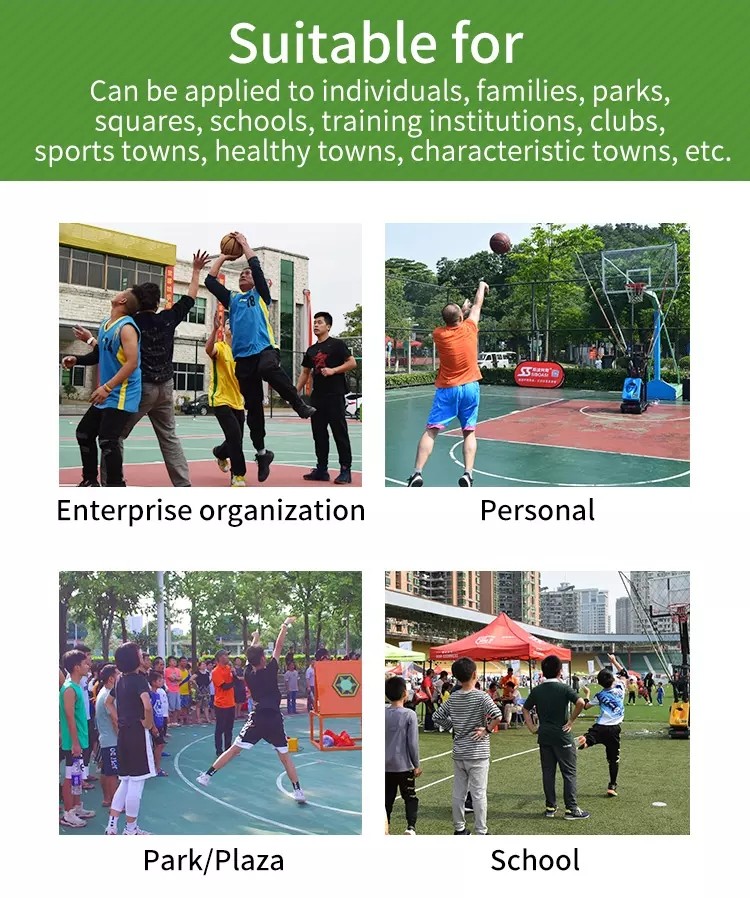 Siboasi K1800 Fully Automatic Basketball Return Machine Horizontal Swing