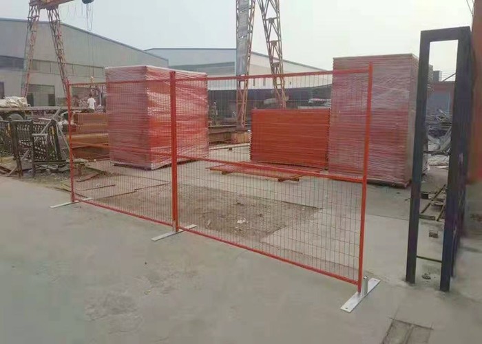 Durable Powder Coat Canada Temporary Fence Temporary Privacy Fence 6ft X 9.5ft