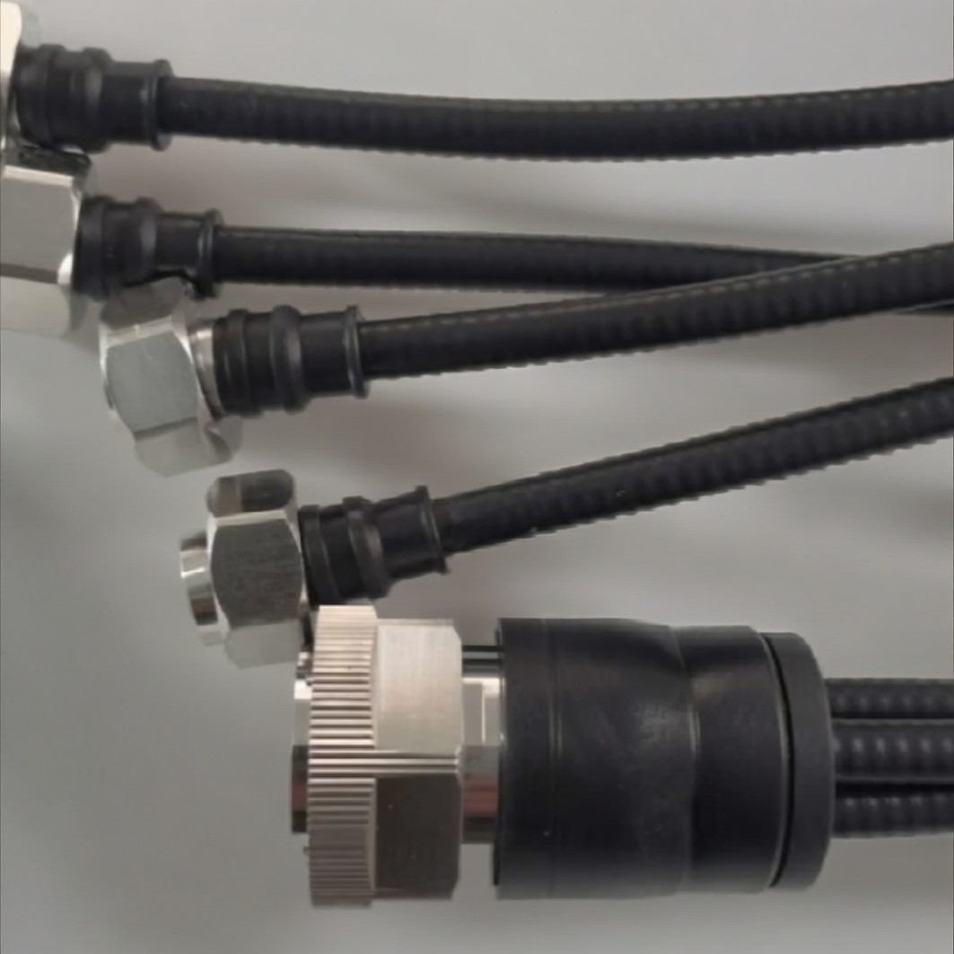 MQ4 MQ5 To 4.3-10 1/4" Flex Jumper Cable Assemblies For Signal