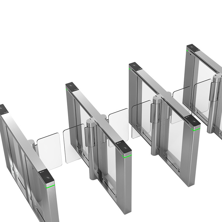 Glass Optical Slim SUS316 RS232 Turnstile Entrance Gates