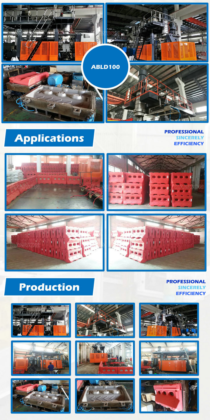 120L ABLD100 HDPE Extrusion Blow Molding Machine with Moog Parison for Insulation Containers