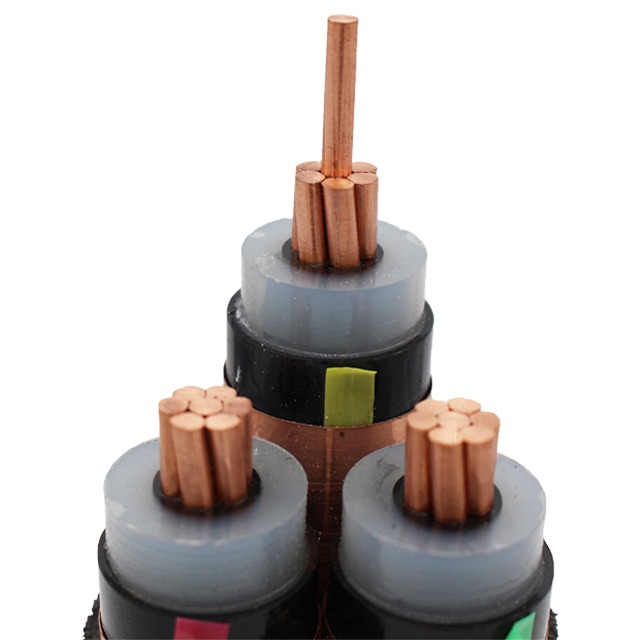 CE Certified 1KV-110KV Copper Conductor Medium Voltage Armoured XLPE Insulated Power Cable