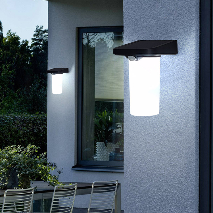 IP54 Waterproof LED Solar Wall Light Black Color Carton 59*55.4*42.5cm B720