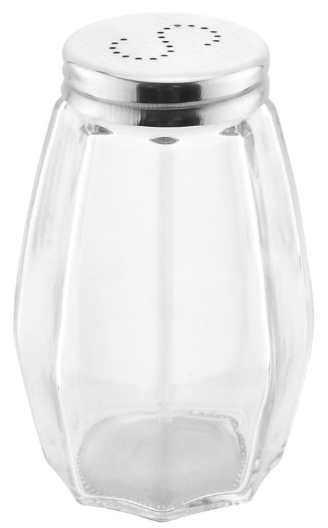 Salt and Pepper Shakers Soy Sauce and Oil Dispensers / High Transparent Glass Condiment Pots
