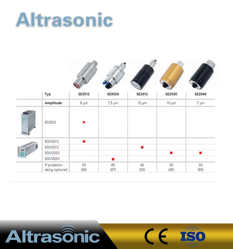 Customized Plastic Ultrasonic Converter With Different Frequency for welding
