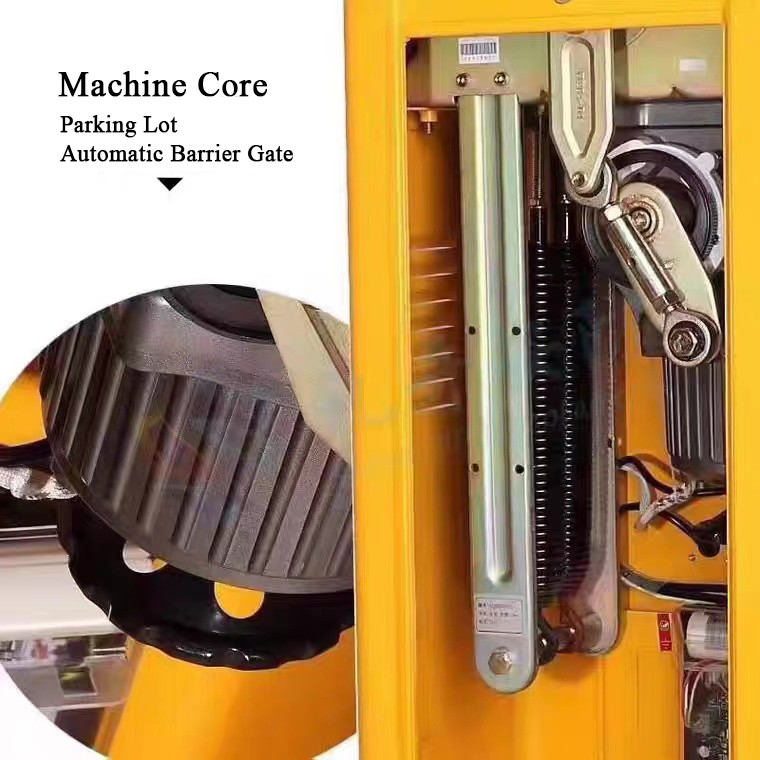OEM Customized Automatic Barrier Gate Yellow Color Car Park Boom Gates