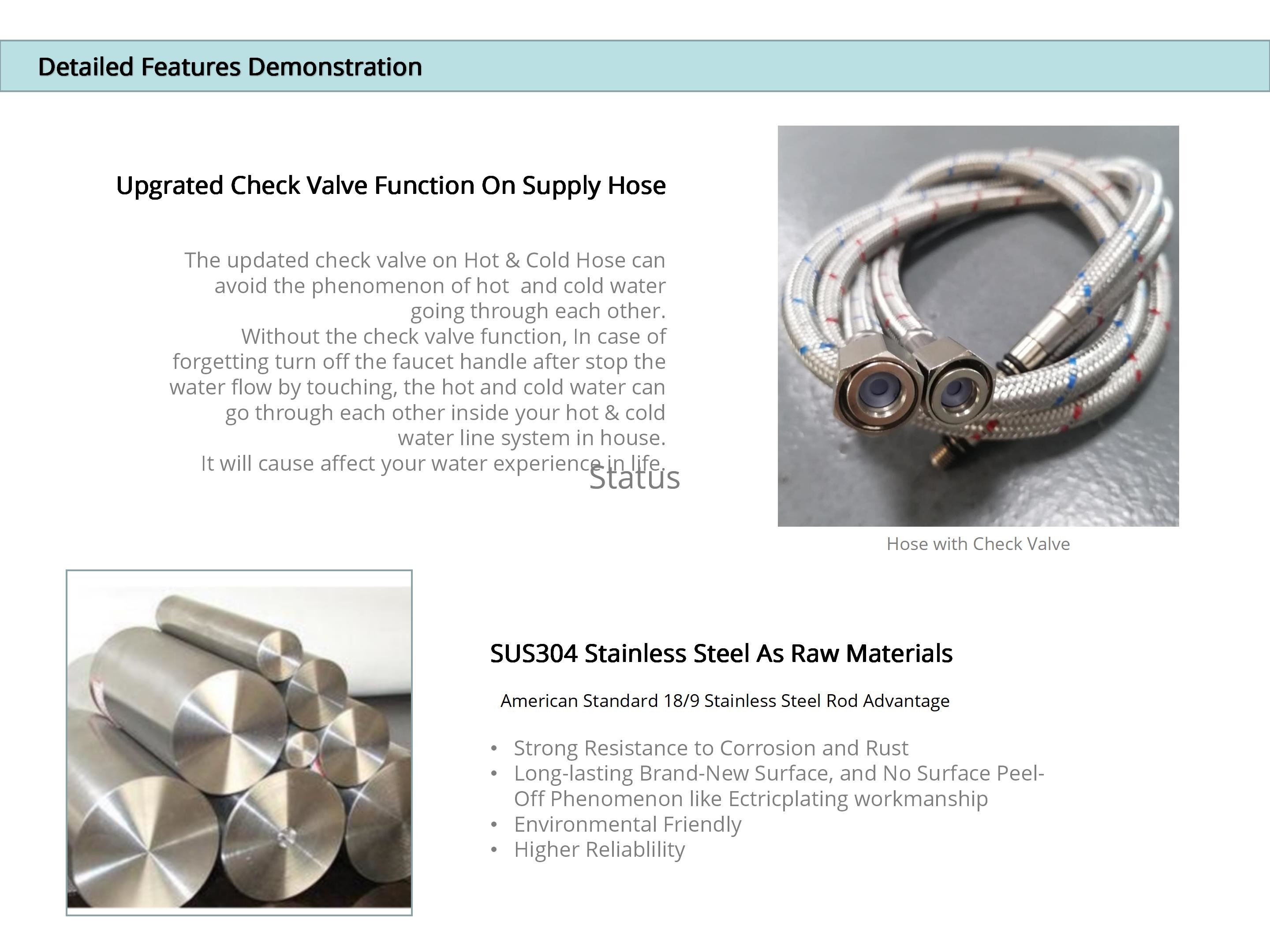 Infrared Sensor Kitchen Basin Taps Brushed Nickel SUS304 Stainless Steel
