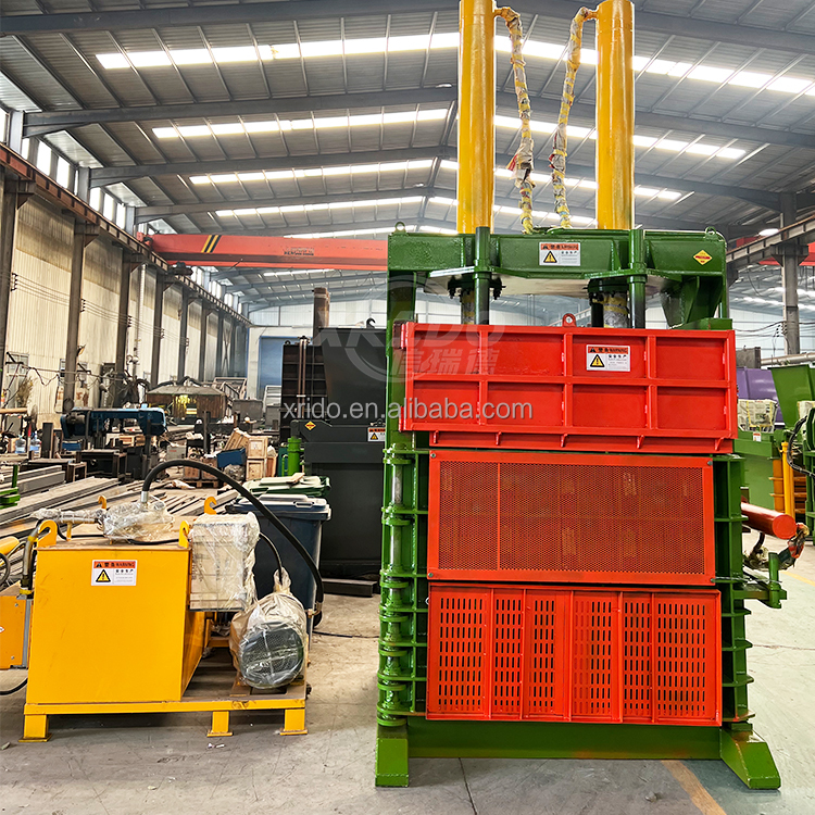 120T Automatic Horizontal Baler Hyd Cotton Compactor For Waste Plastic Bottles